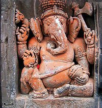 Ganesa di kuil Orissa