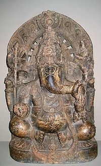 Patung Ganesa dari Karnataka, India